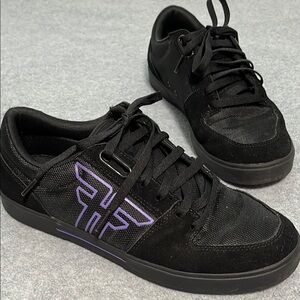 Fallen Patriot Skater Shoes Mens Size 8 Black Purple Streetwear